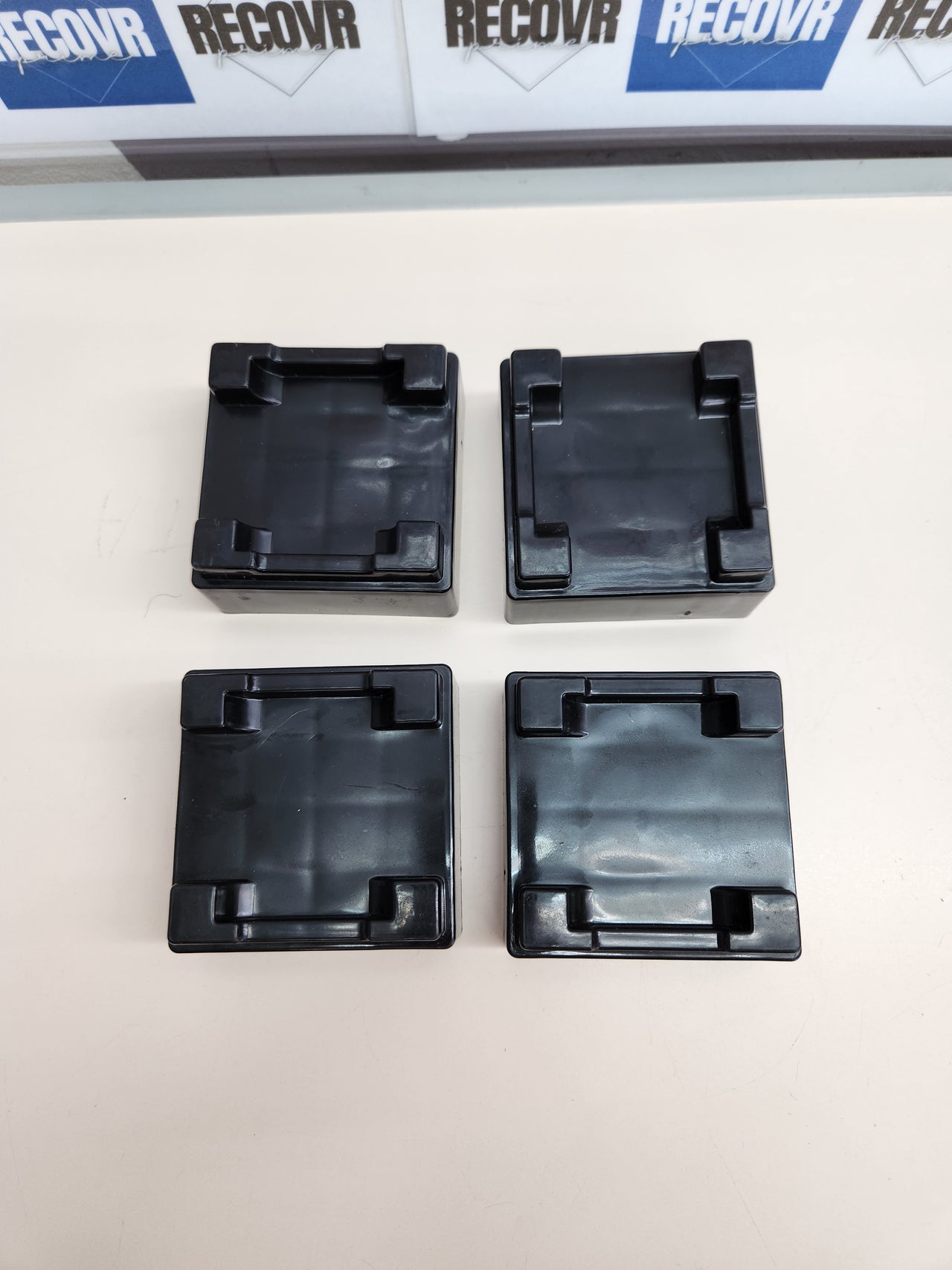 Juego de Ruedas de Transporte para Muebles con 4 Ruedas