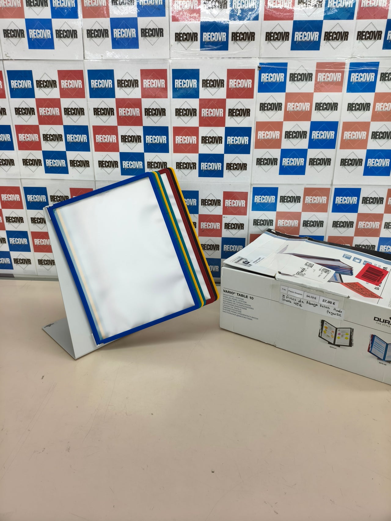 Sistema de paneles de sobremesa Durable Vario Table