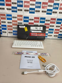 YUNZII MAD68 HE, teclado gaming 60% magnético, blanco