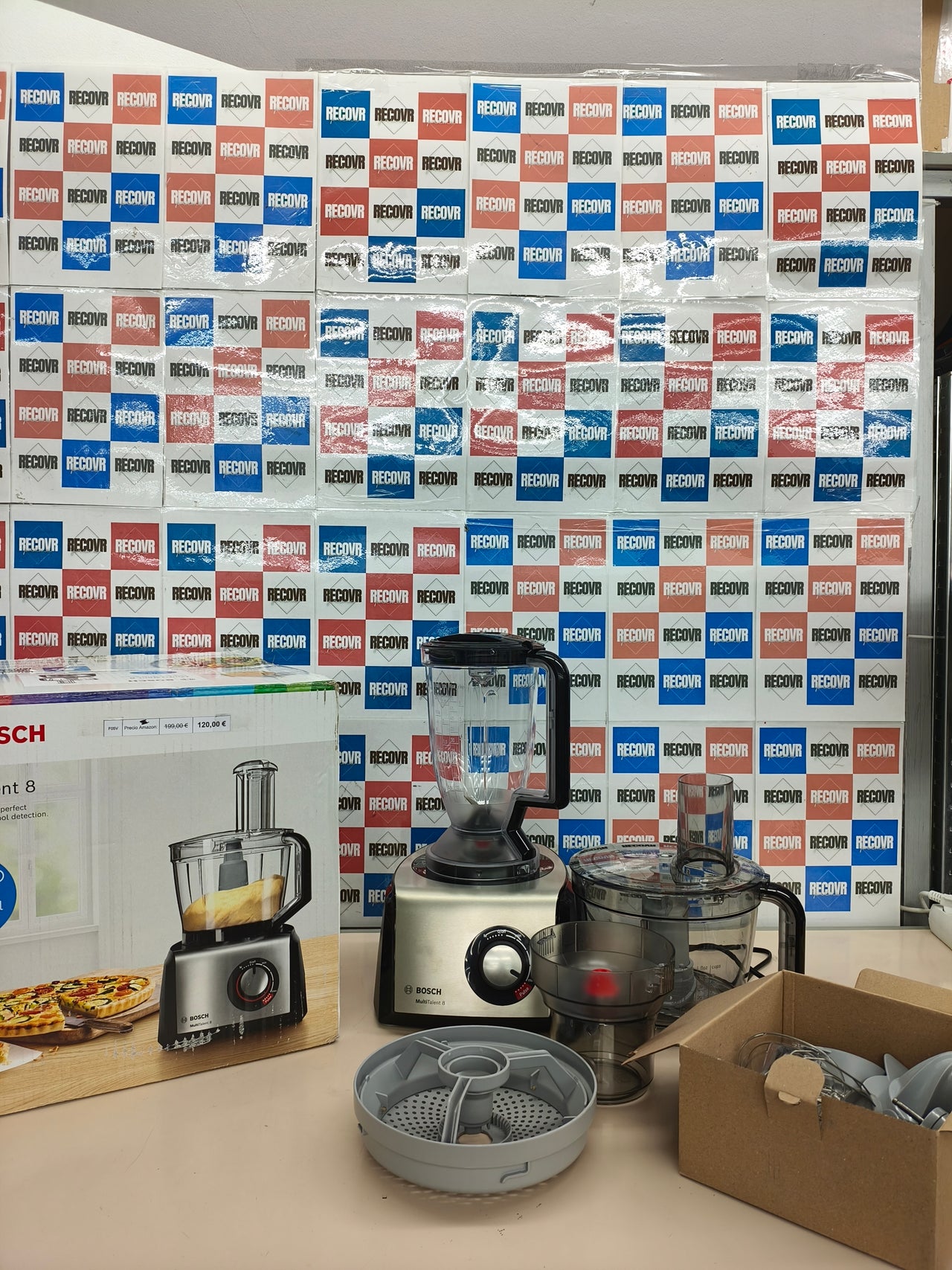 Robot de cocina Bosch MultiTalent  1250W negro acero inoxidable