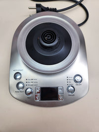 Thumbnail for Tetera de vidrio 2200 W 1.7L con colador de té completamente automático de grado 1.3, vidrio de borosilicato de cierre suave, sin BPA,  selección de temperatura de volumen, negro/plateado Emerio WK-122248 Ganador de la prueba