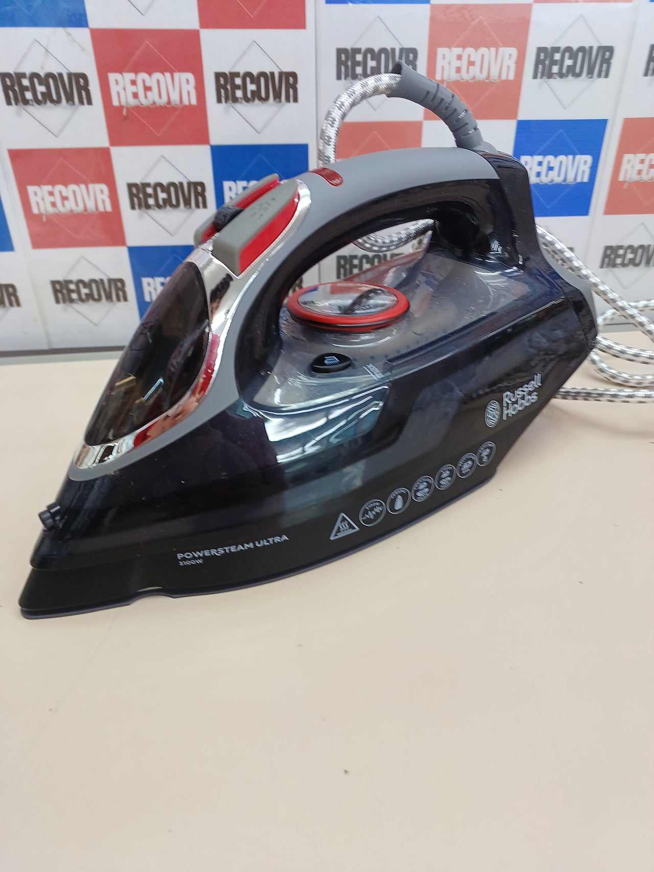Russell Hobbs Power Steam Ultra – Plancha Vapor 3100W, Negro