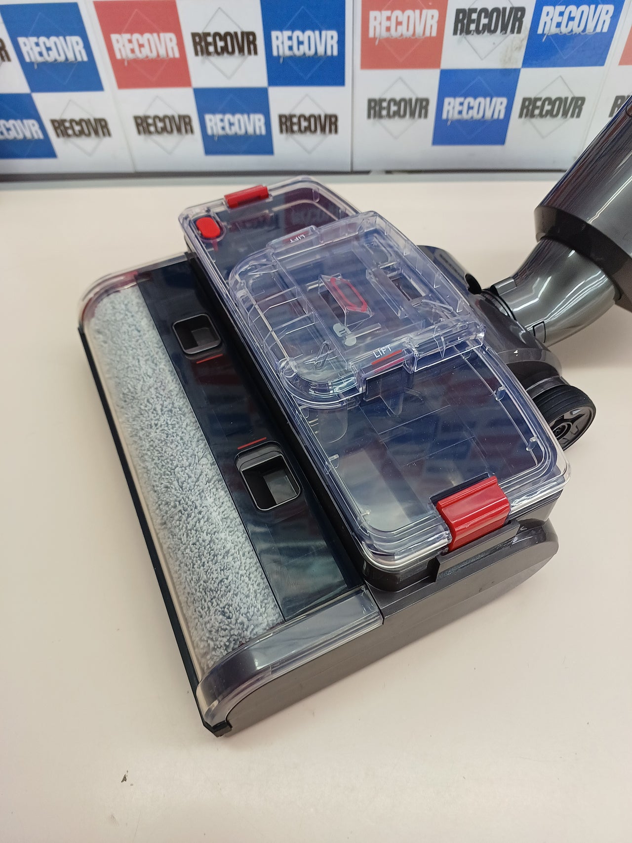 Cabezal de trapeador eléctrico con depósito de agua limpia y sucia, compatible con Dyson V7, V8, V10, V11 y V15.