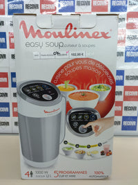 Thumbnail for Sopera Eléctrica 1,2L Inox y Blanca Moulinex Easy Soup