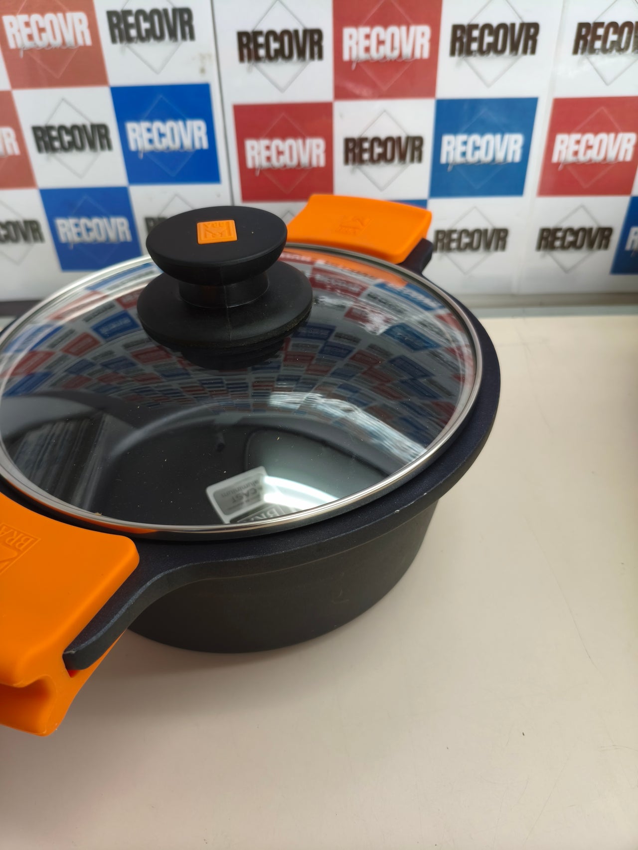 Batería de cocina BRA Efficient 7 piezas de aluminio fundido apta para inducción