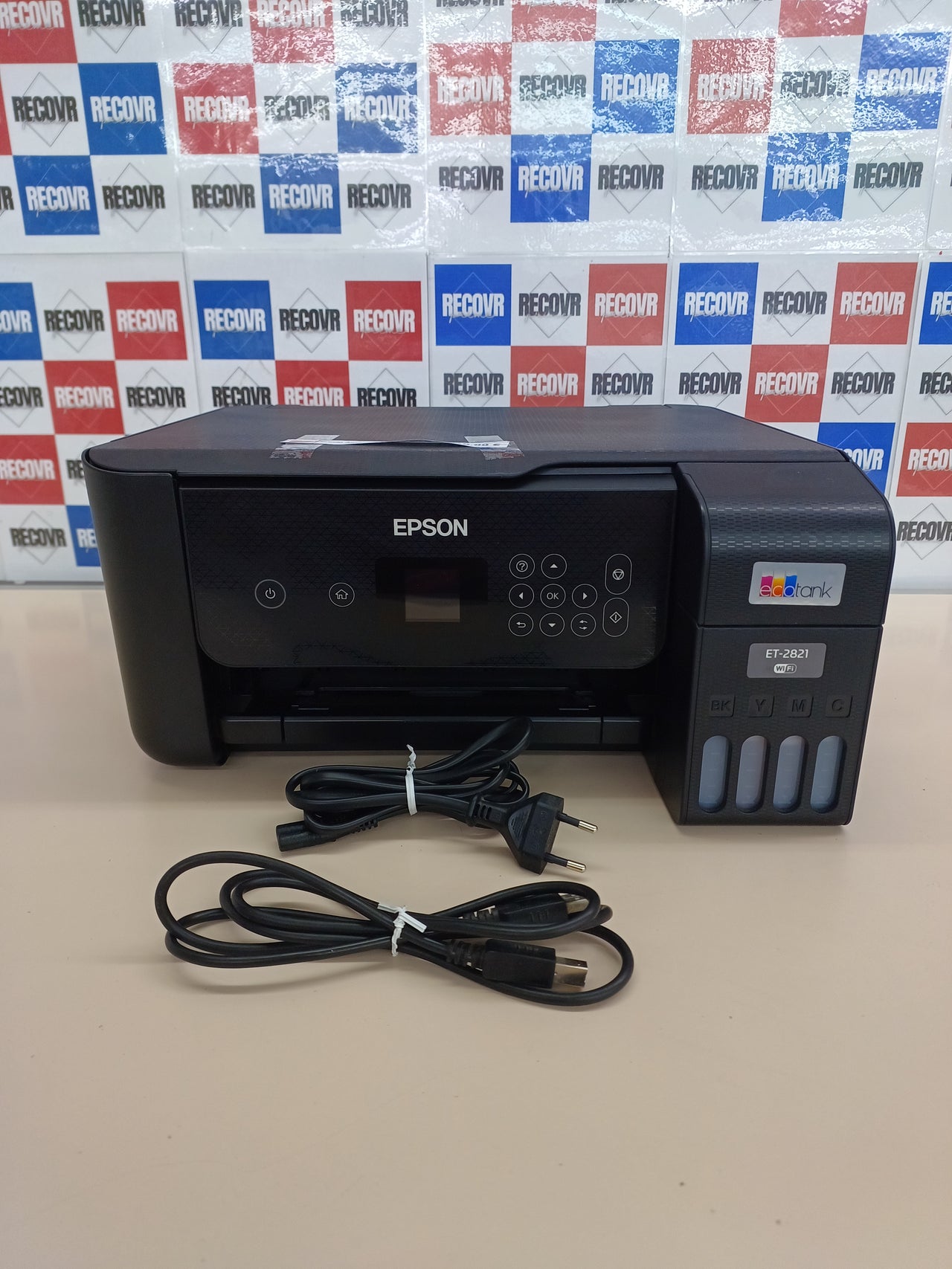 Impresora multifunción A4 Wi-Fi EcoTank ET-2821 Equipada con Tanques de Tinta, con hasta 3 años de Tinta incluida