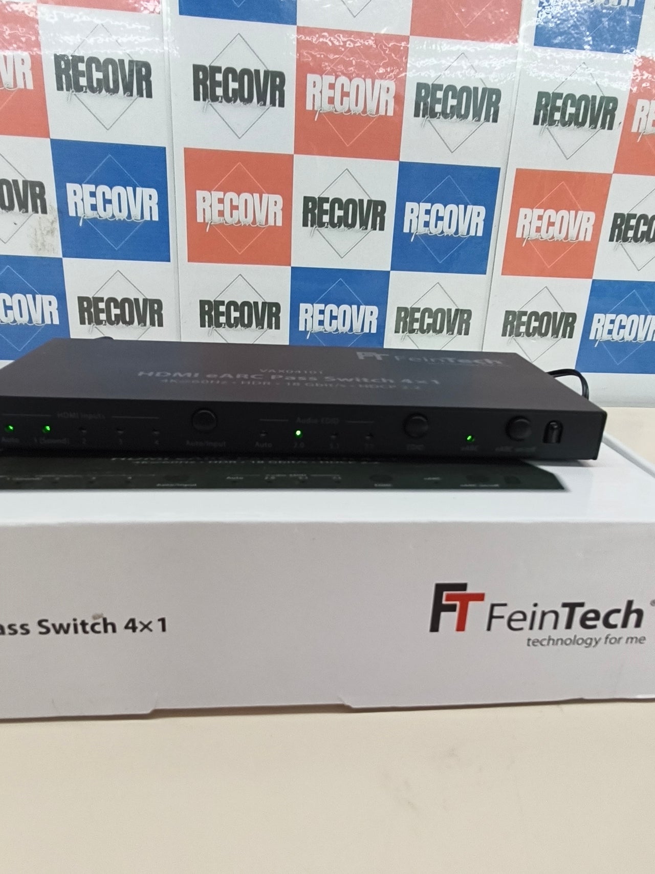 Switch HDMI eARC 4×1 para sonido y 4K · FeinTech