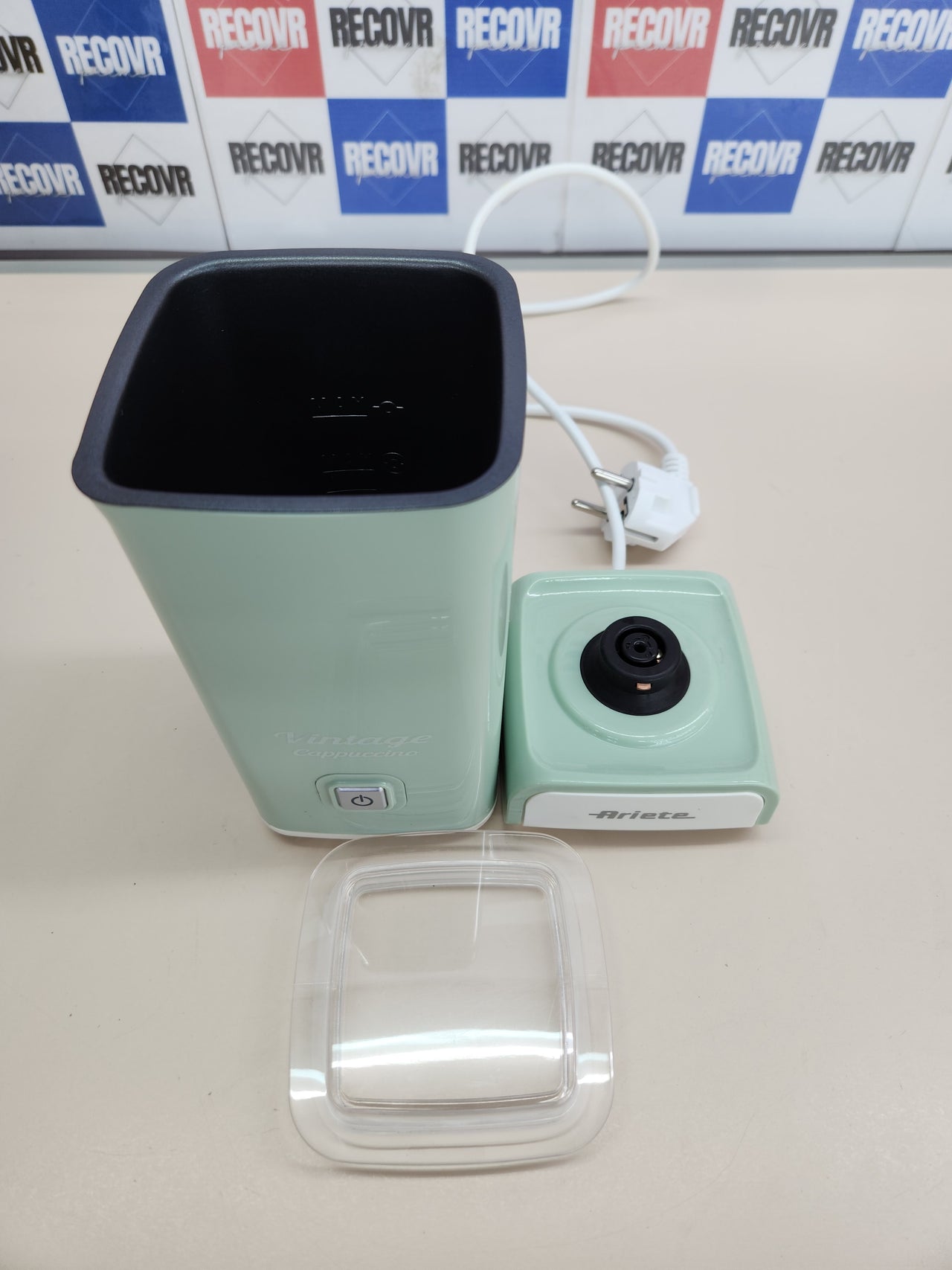Espumador leche Ariete 500W Vintage verde