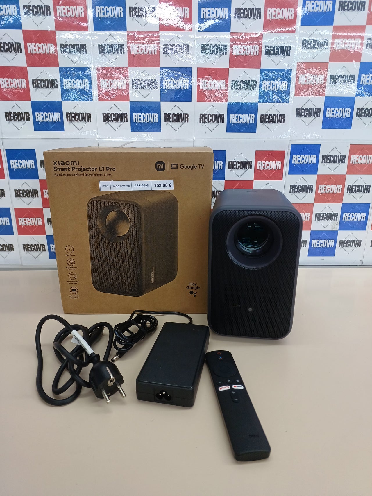 Projector L1 Pro EU | Full HD Smart TV Xiaomi Smart