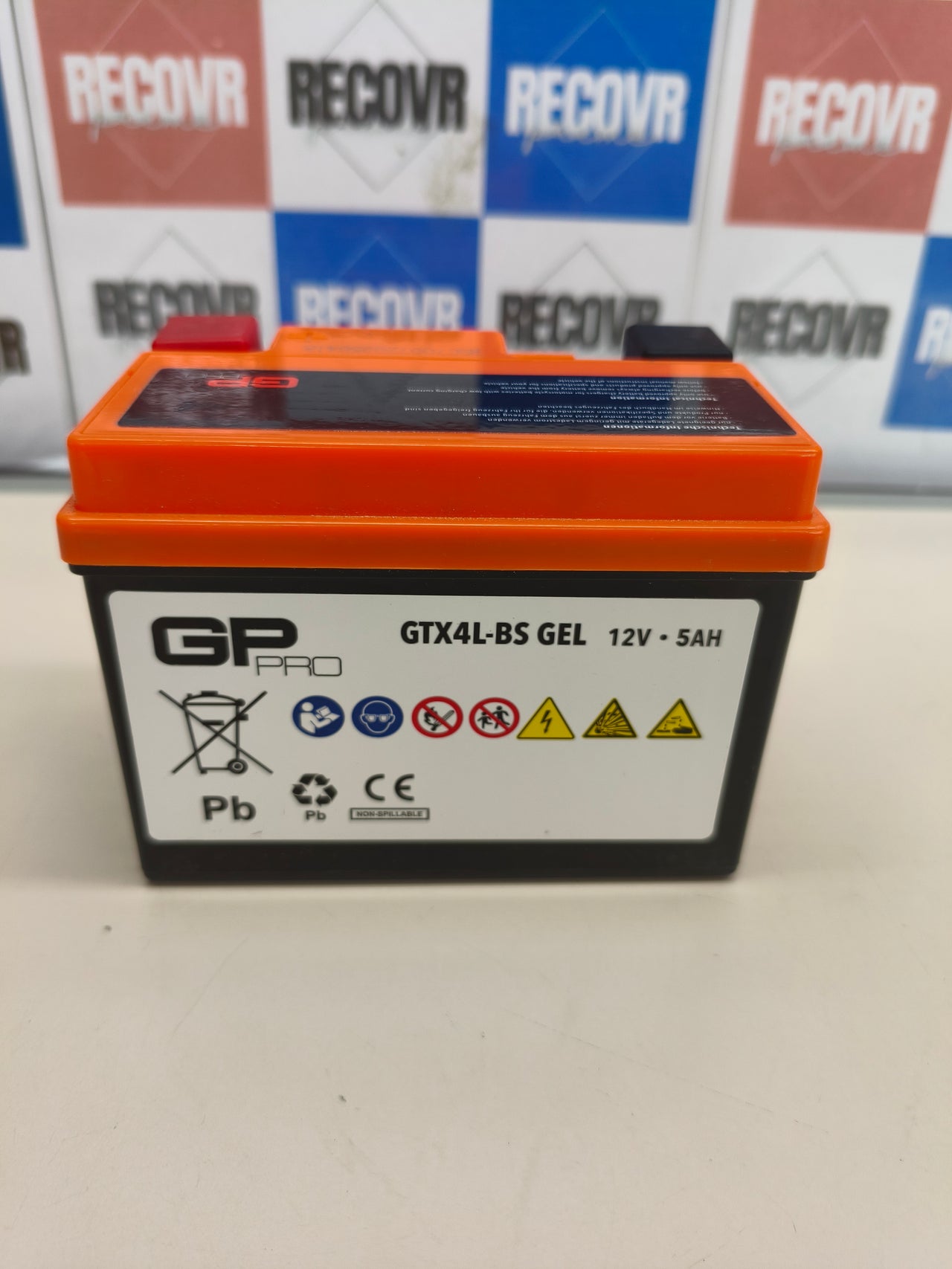 Batería de moto GEL GP-PRO GTX4L-BS 12V 5Ah