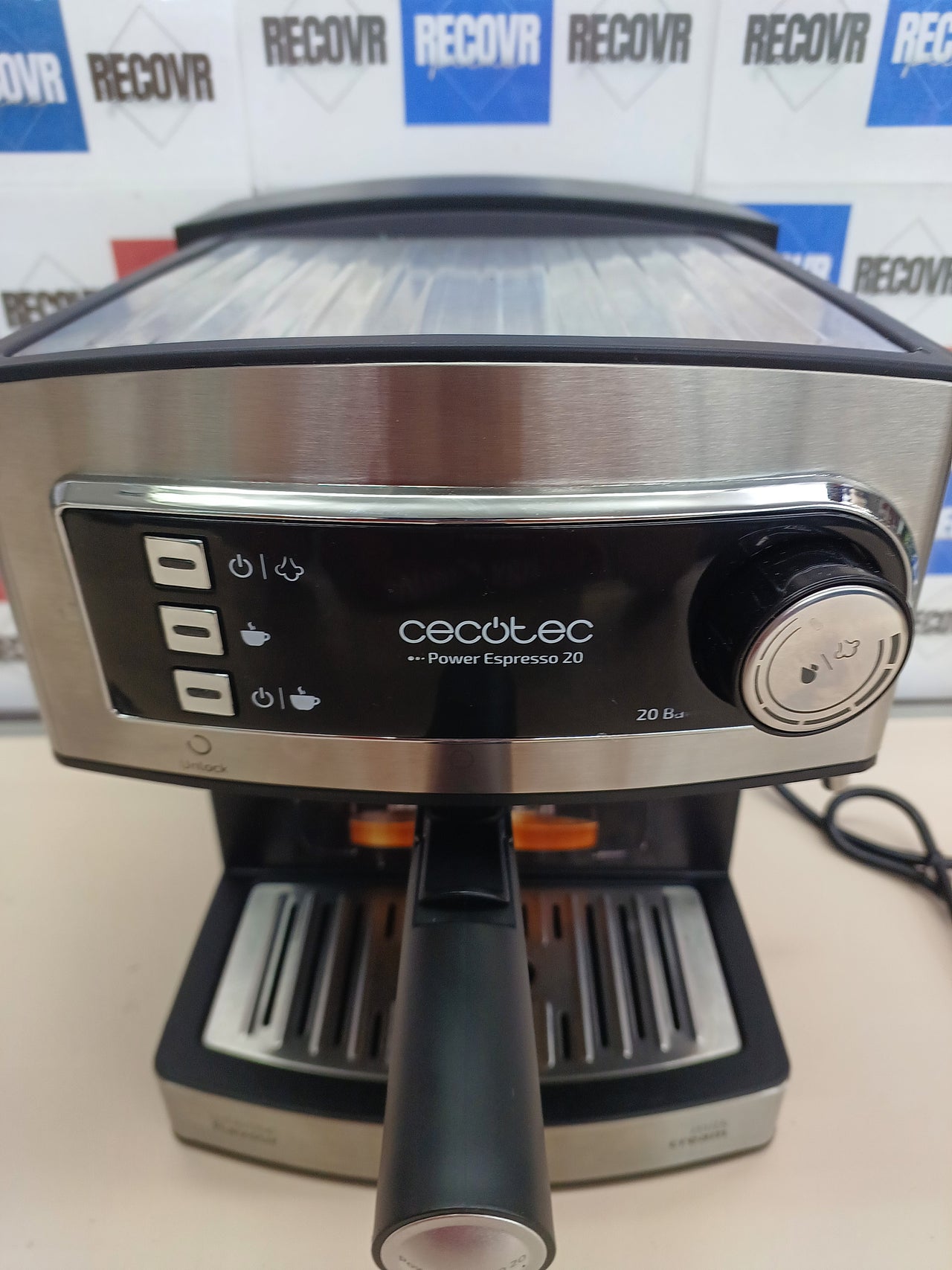 Cafetera espresso manual 20 bares 850 W 1,6 L – Cecotec