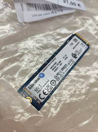 SSD para PC portátil y sobremesa NVMe 1TB Kingston NV3 PCIe 4.0 M.2