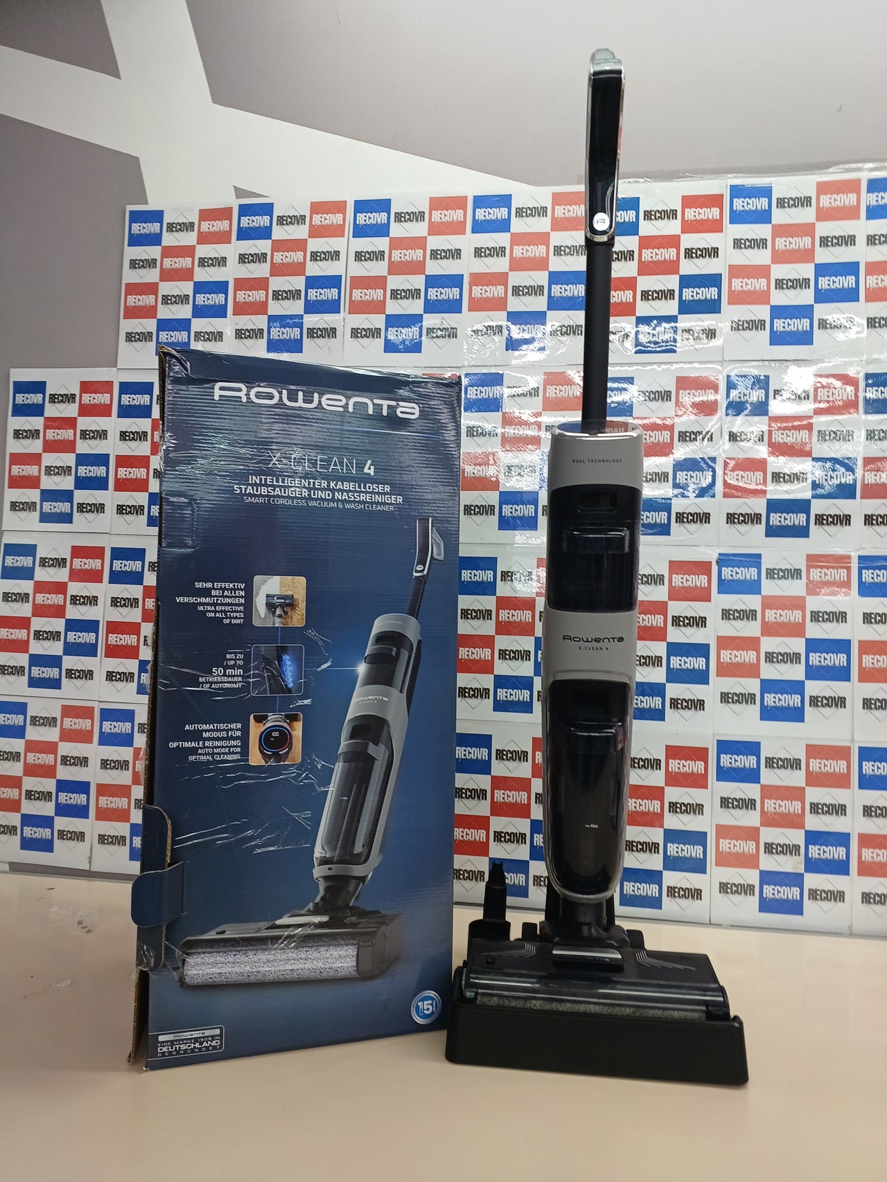 Fregona eléctrica 2 en 1 200 W modos Eco/Auto/Max Rowenta