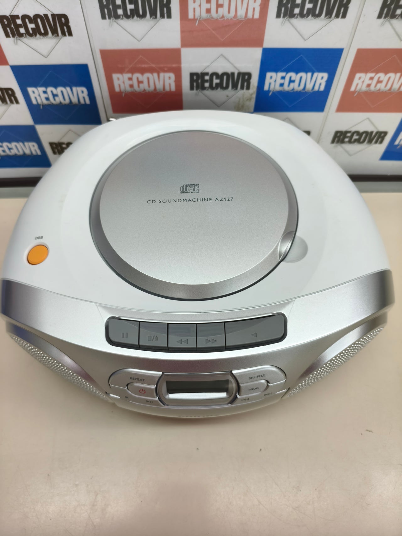 Radio CD portátil Philips AZ127/12 con casete