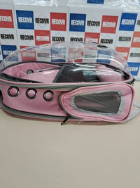 Mochila transportín gatos transparente ventilada – Petcute