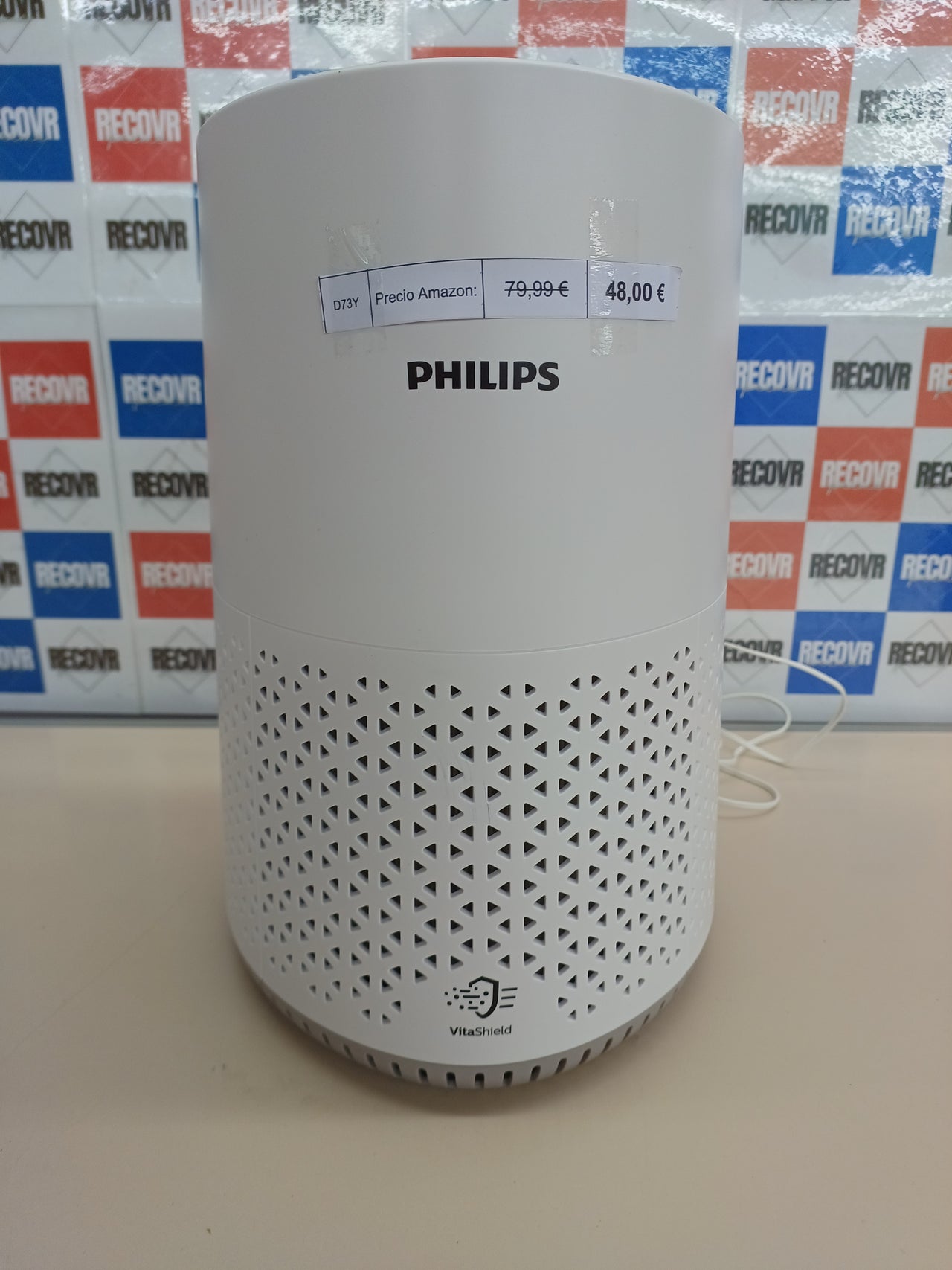 Purificador aire HEPA ultrasilencioso hasta 44 m² con app – Philips