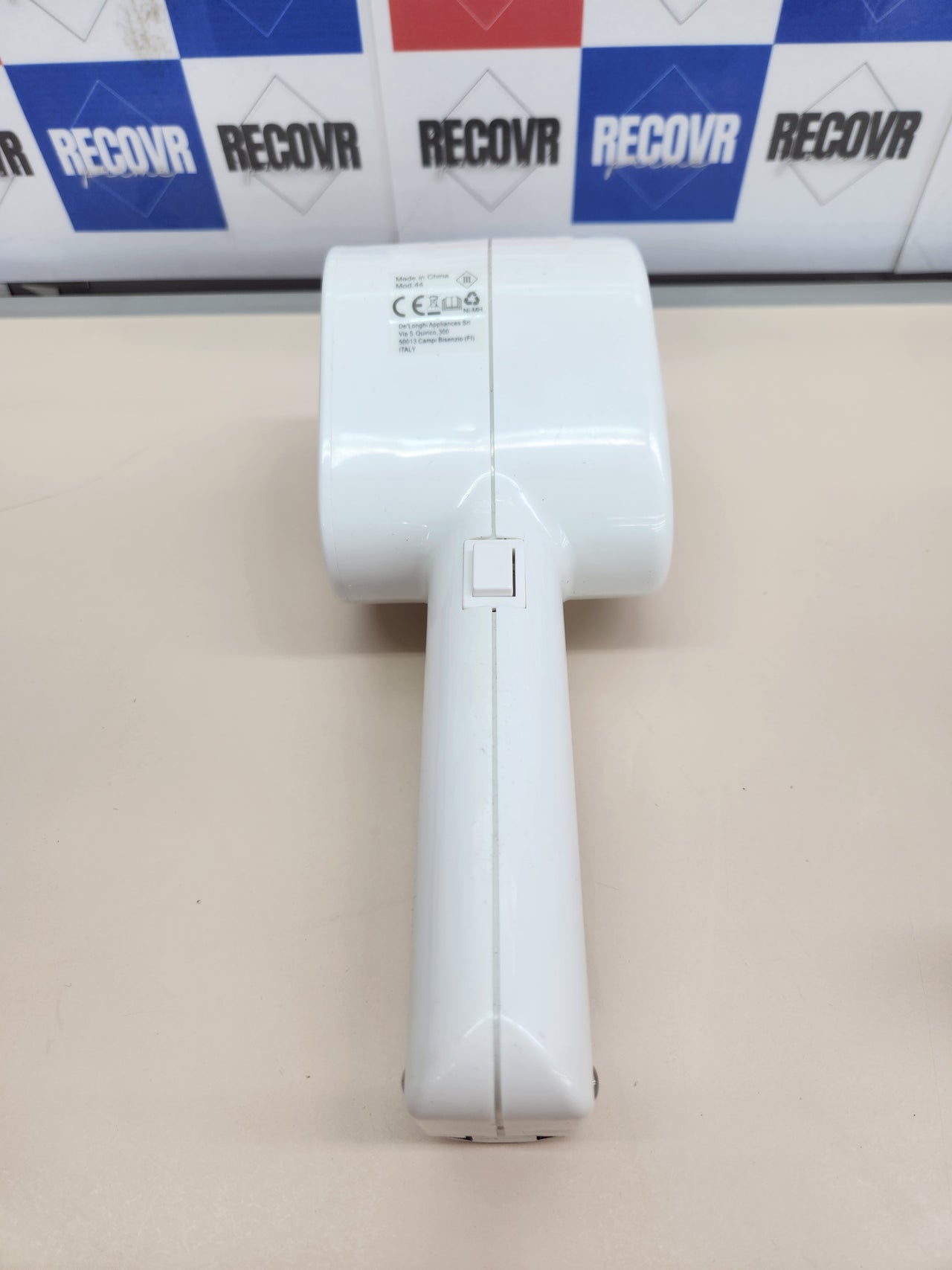 Ralladora Queso Eléctrico Inalámbrico, 1500 mAh, Ariete Gratì Metal 44, Blanco, 2 Rodillos de Acero Inoxidable