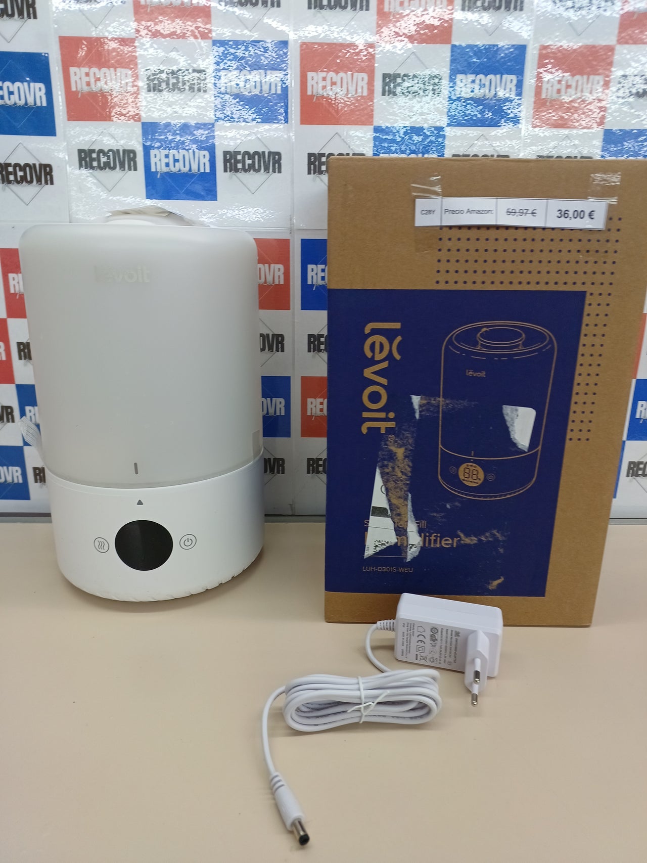 Humidificador ultrasónico 25H, app y Alexa, silencioso LEVOIT