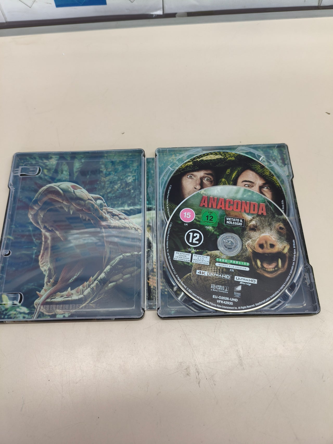 Anaconda (2025) 4K UHD + Blu-ray Steelbook