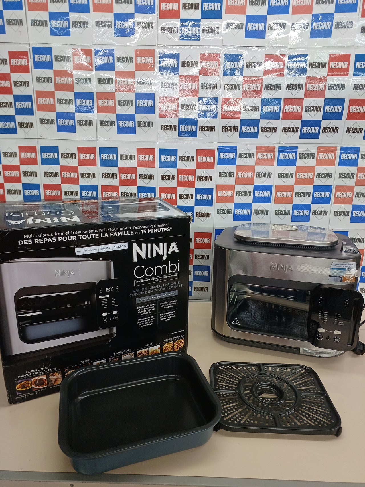 Olla eléctrica multifunción 12 en 1 con freidora de aire – Ninja