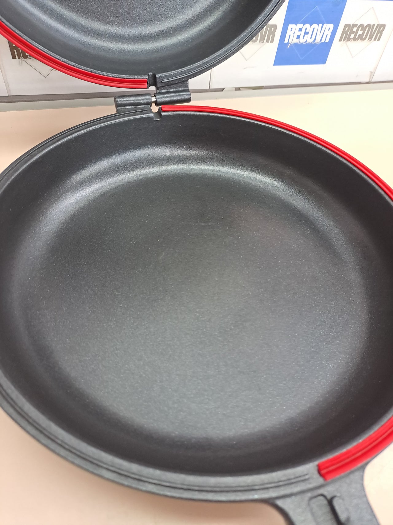 Sartén doble tortilla 26 cm aluminio fundido – BRA