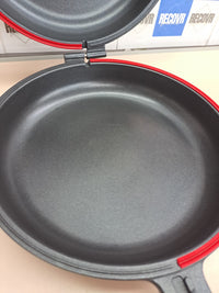 Sartén doble tortilla 26 cm aluminio fundido – BRA