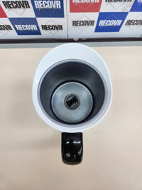 Duronic MF130 Espumador de leche - Prepara espuma Caliente o Fría, 550W, Base Inalámbrica 360°, Capacidad de 130 ml para espumar y 240 ml para calentar, Seguro y Fácil de Limpiar