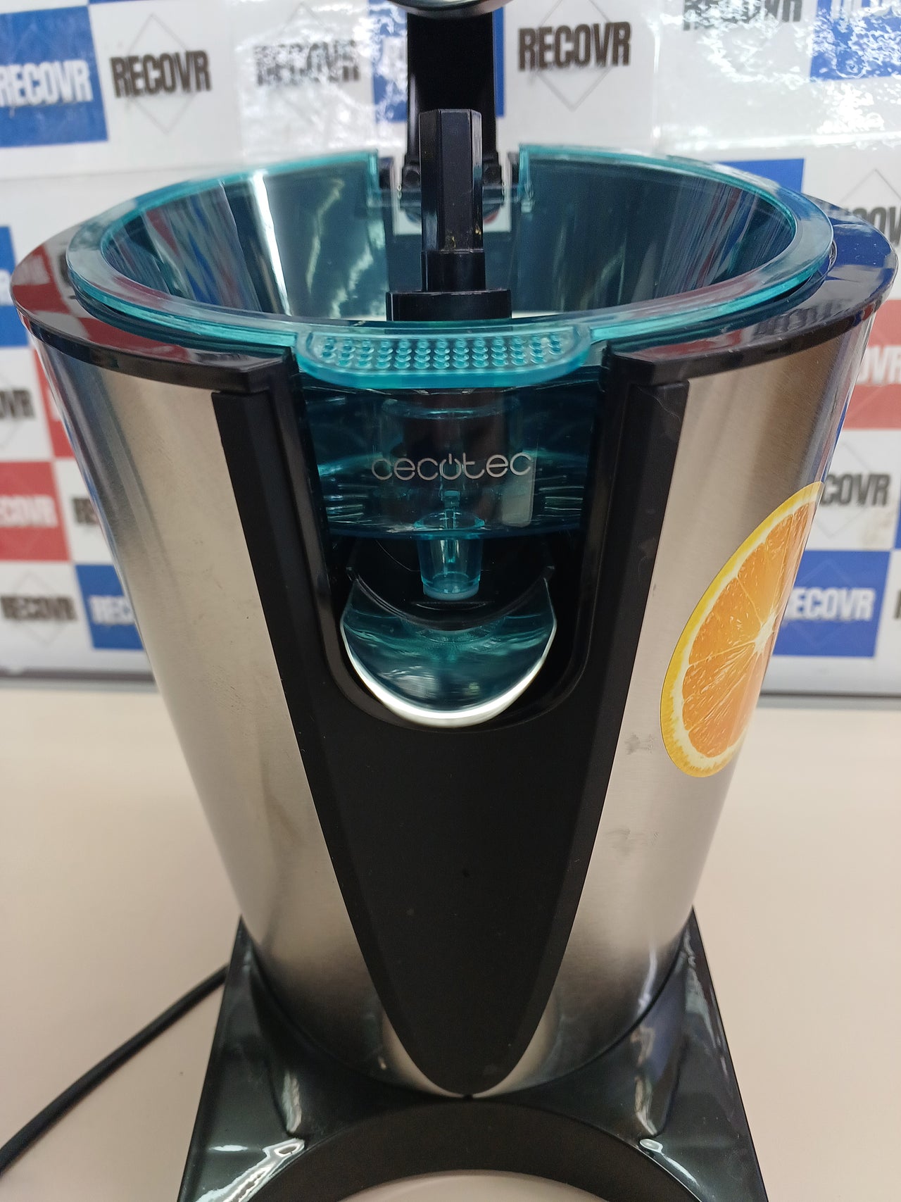 Exprimidor de brazo 600W acero inox Cecotec