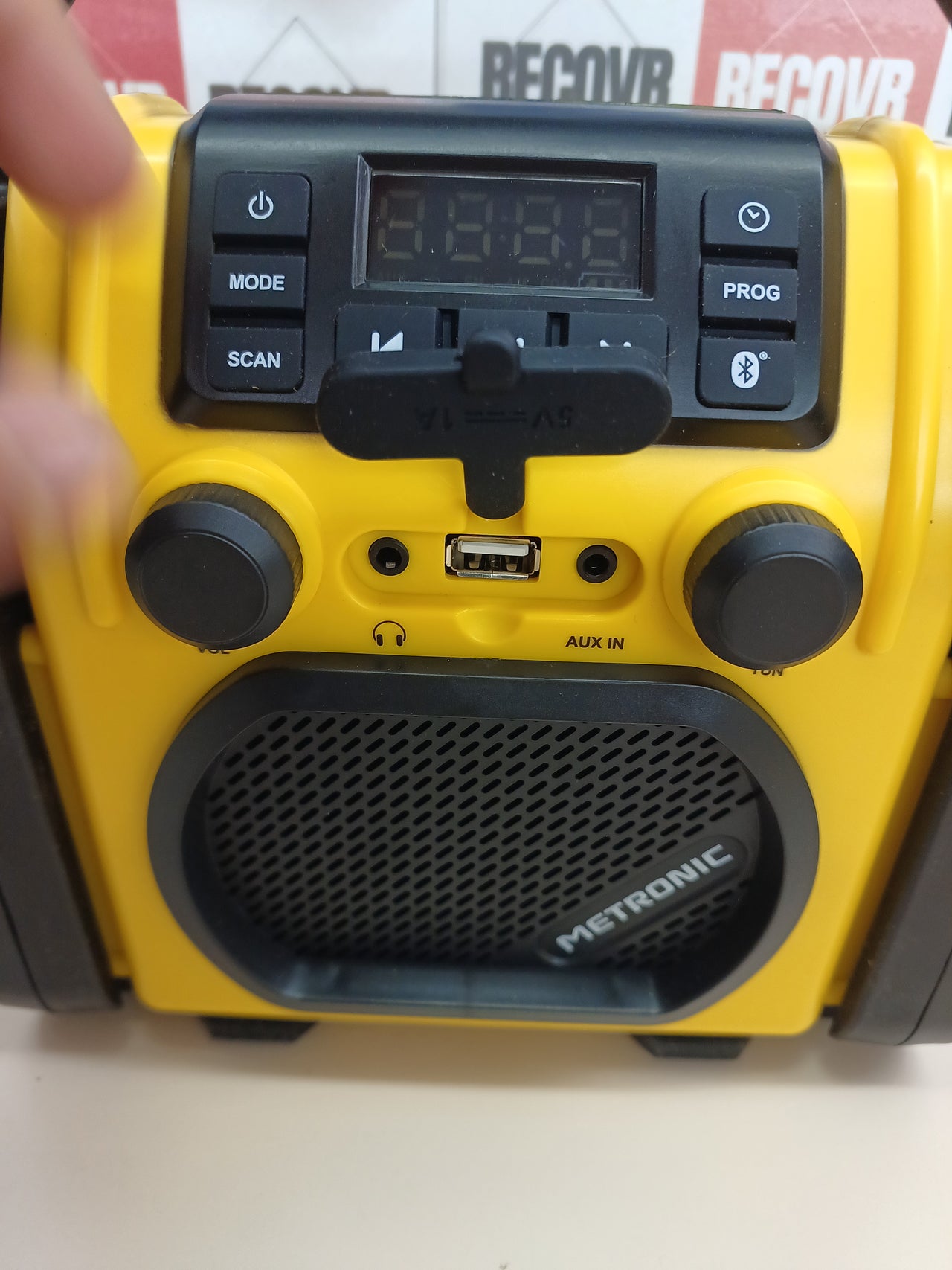 Radio obra FM Bluetooth 30W IP54 resistente - Metronic 477217