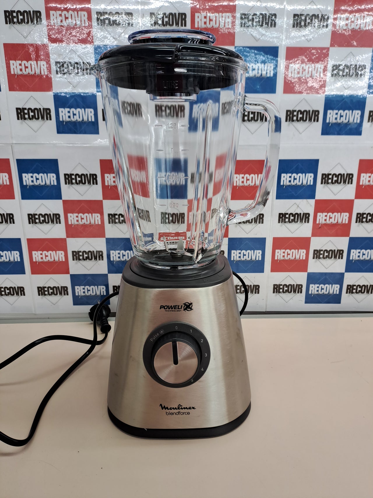 Batidora vaso 800 W 1,75 L 5 velocidades – Moulinex