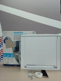 Thumbnail for C+P Kit de Unión Universal con Estante Deslizable para Lavadoras y Secadoras, Apto para Lavadoras con Profundidad de 47-62 cm, Fácil de Instalar, Blanco, Lavadoras con Panel Recto