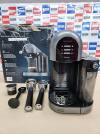 Thumbnail for Cecotec Cafetera Semiautomática Power Instant-ccino 20 Chic Serie Nera. para café molido y en cápsulas, 20 Bares, Depósito de Leche 0.7ml, Depósito de Agua 1.7L, 1470W