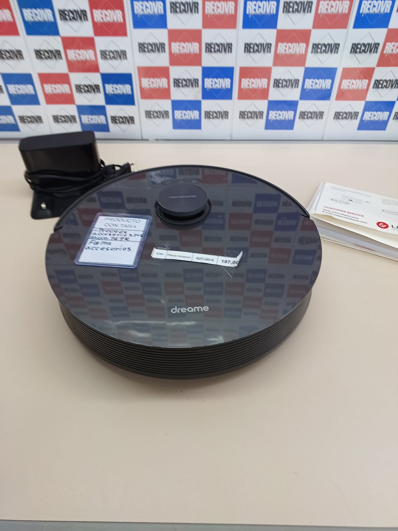 Robot Aspirador y Fregasuelos 2en1,DREAME L10s Pro fregonas giratorias, Detección de Obstáculos 3D, Mapeo Multisuelo, Succión Potente 5300Pa Alfombras de Suelo Duro, Pelo de Mascota, WiFi/App/Alexa