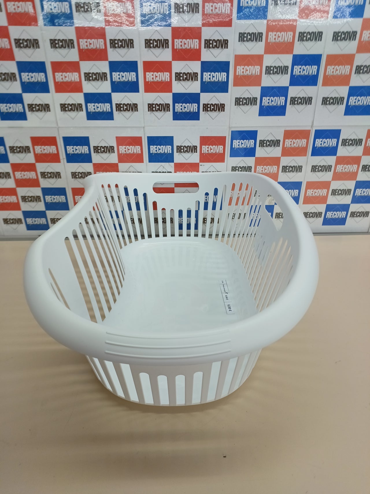 Cesta colada ergonómica 8kg blanca Tatay