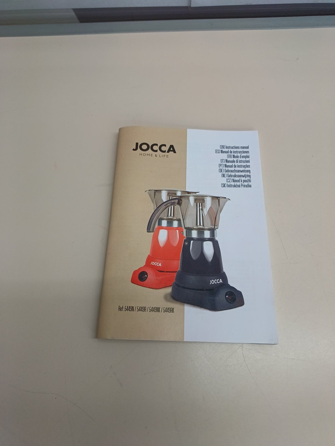 Cafetera Italiana Eléctrica Jocca 6 Tazas 360°