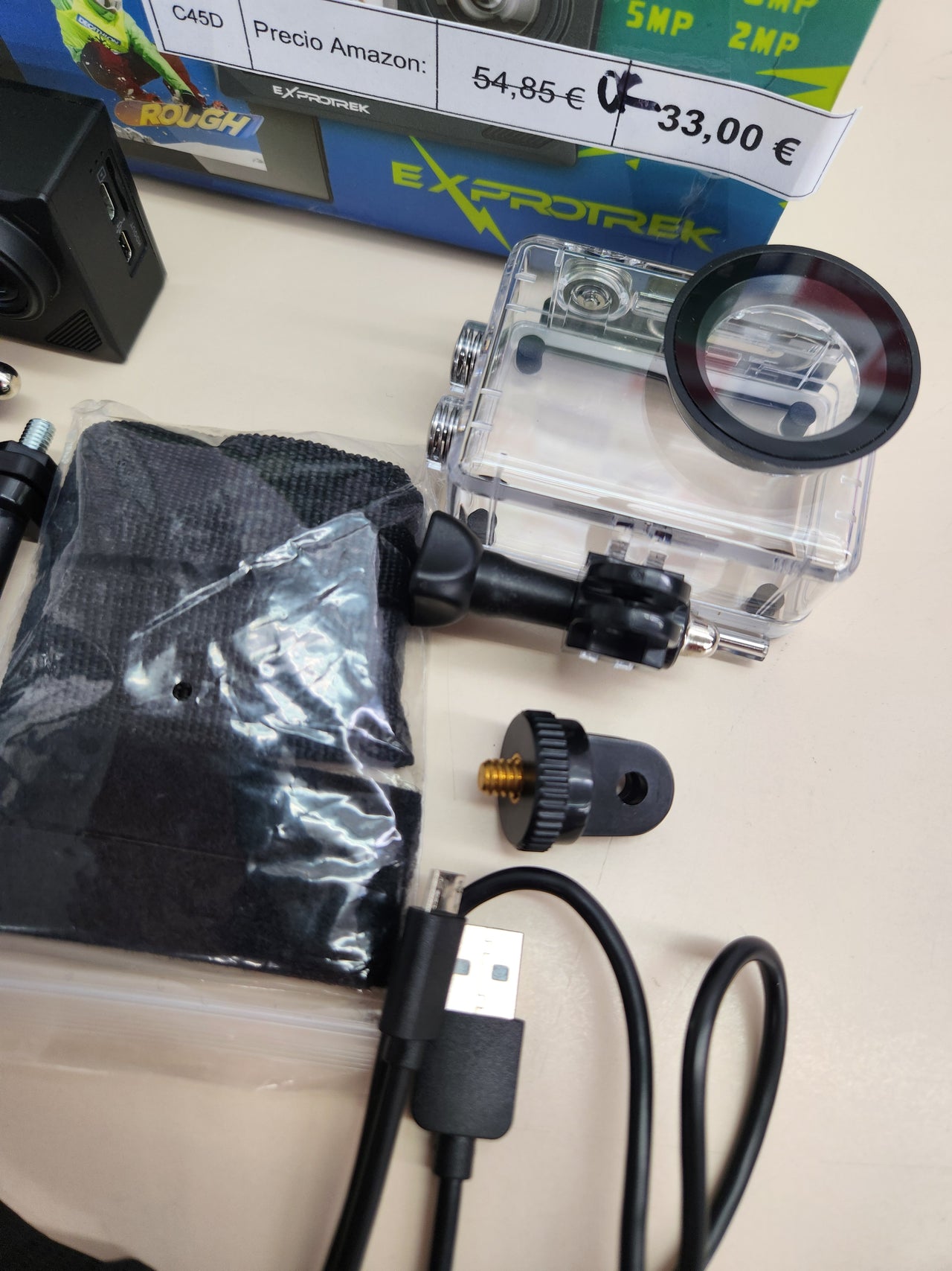 Cámara Deportiva 4K, 30fps Exprotrek