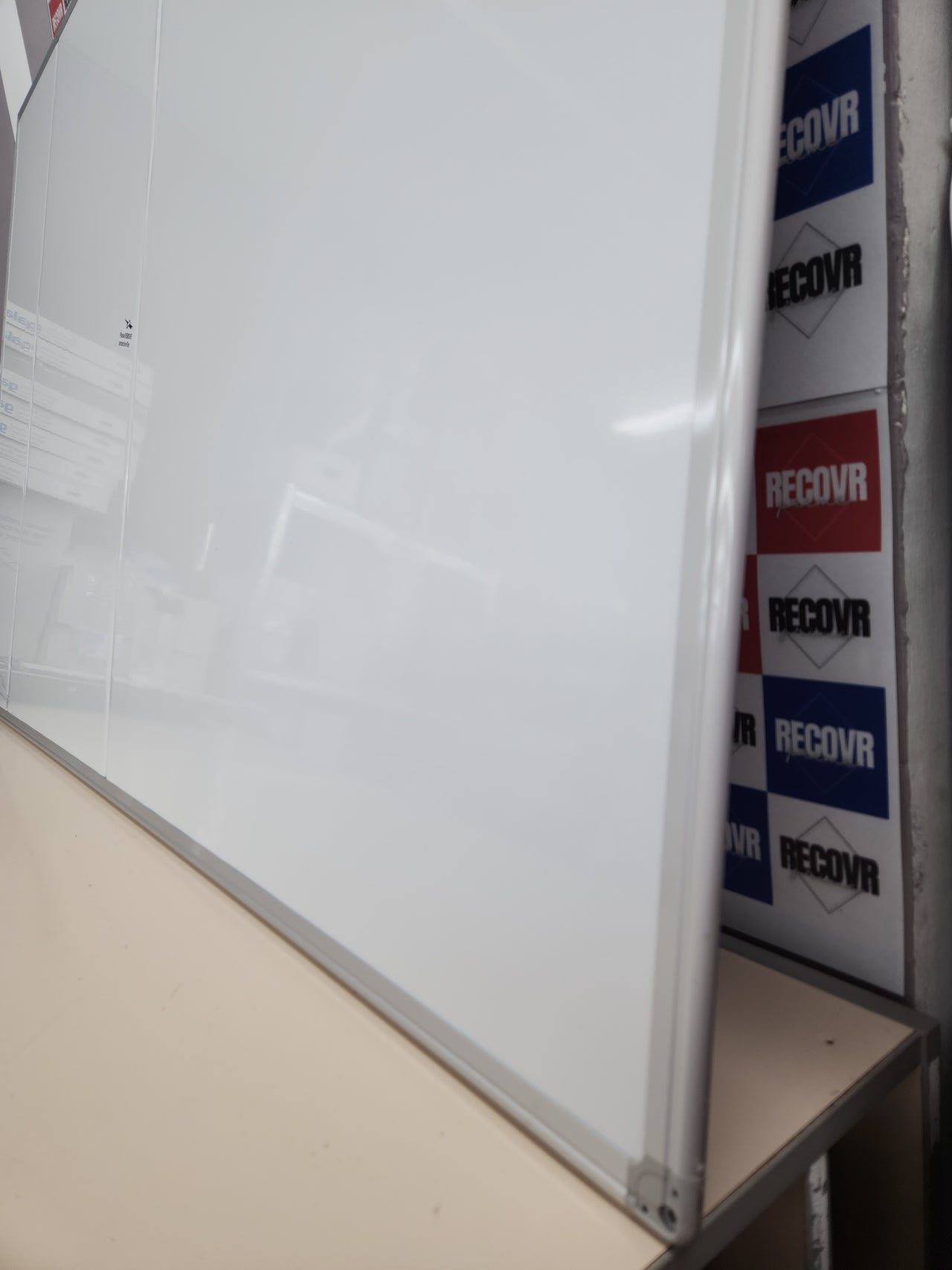 Pizarra 1500X10001 MM)Magnética Lacada Con Marco De Aluminio Resistente Fácil De Borrar En Seco, Blanco, (OFITURIA