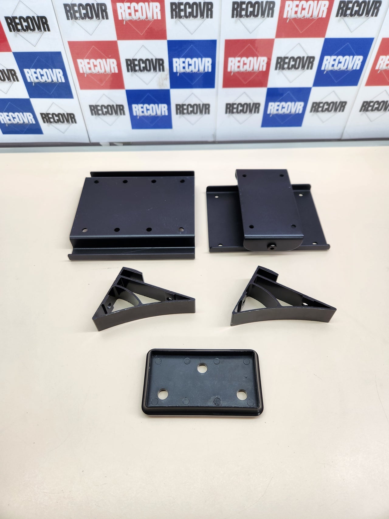 Soporte TV Pie Universal GRIFEMA GB3002 para Televisores de Plasma/LCD/LED hasta 85 Pulgadas, Soporte TV Suelo con Estantes de Vidrio Templado de 2 Niveles, hasta 60 kg, VESA MÁX. 400x800mm