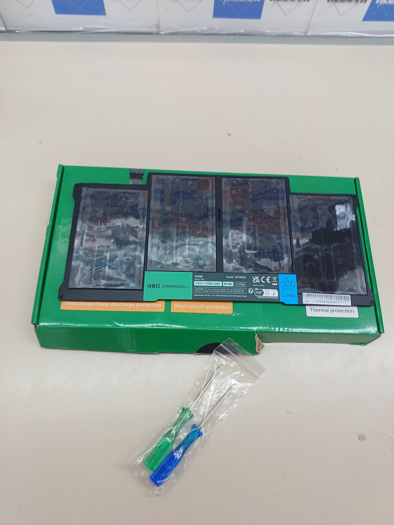 Batería Green Cell A1496 para MacBook Air 13" (2010–2017)