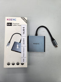 Thumbnail for Adaptador USB C a HDMI Dual 4 en 1 KOZYC