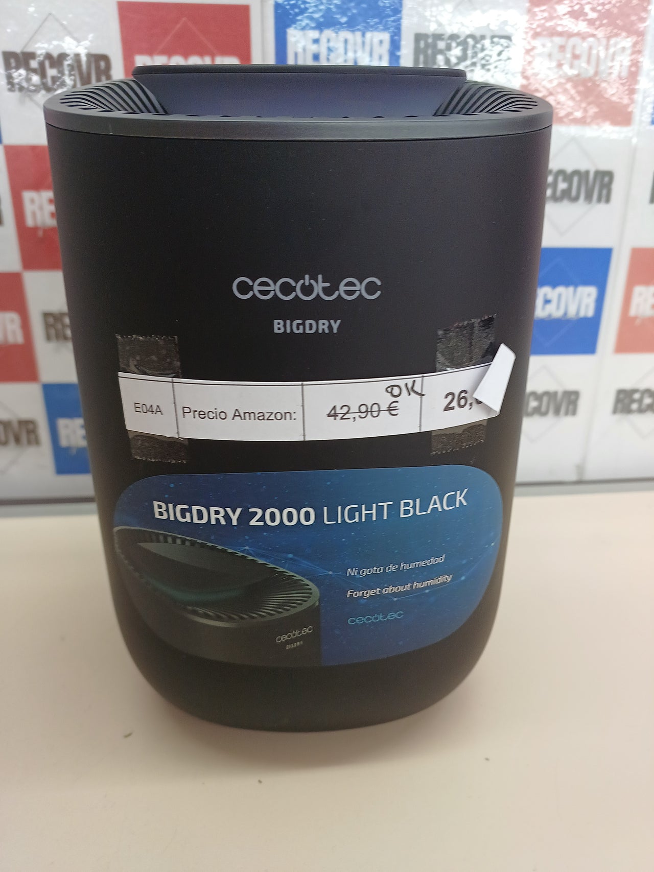 Deshumidificador 300ml día bajo consumo Cecotec