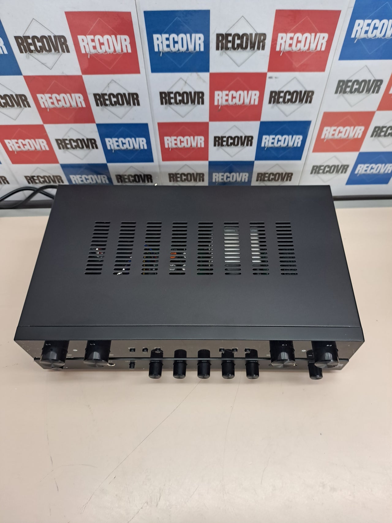 Amplificador audio 4 canales 1000W Bluetooth karaoke