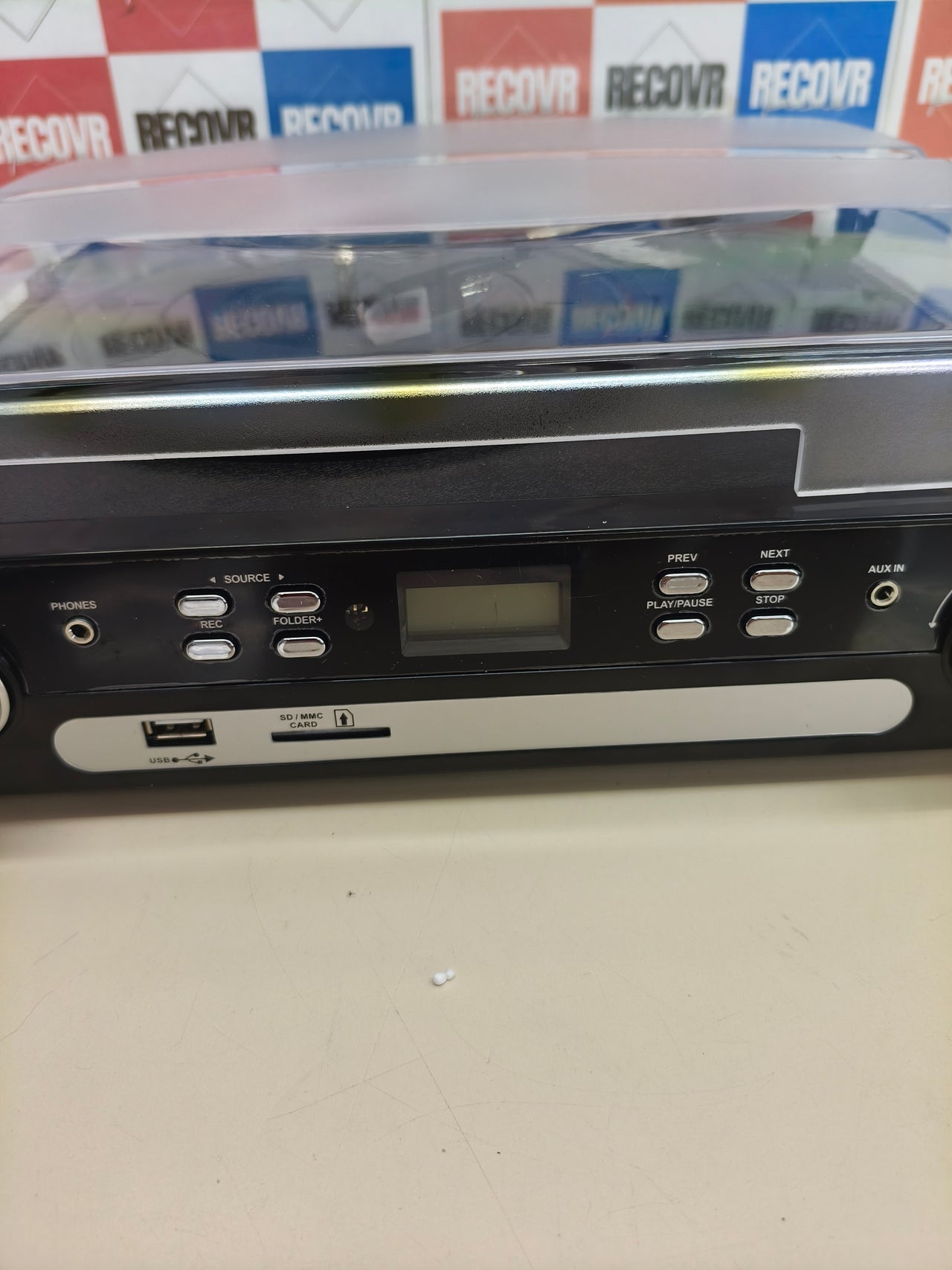 Tocadiscos Bluetooth DIGITNOW! con altavoces estéreo