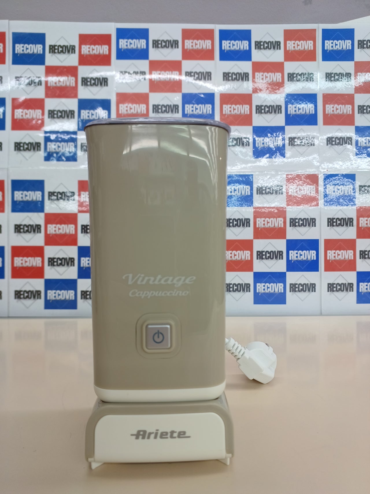 Ariete 2878/03 Espumador De Leche Vintage, 500W, 3 Funciones, Antidaherente, Color Beige