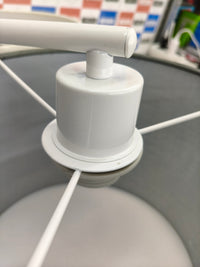 Plafón de techo textil Eglo con 3 bombillas E27.
