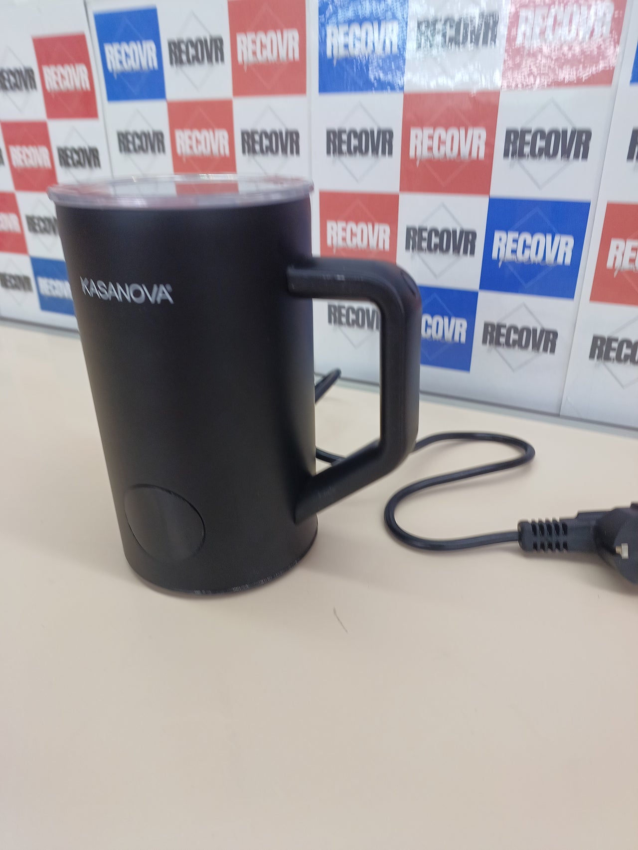Espumador de Leche eléctrico, 550 WAcero Inoxidable KASANOVA HS009-B