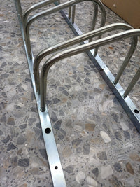 Soporte Bicicletas 6 Bicis, 50mm, Relaxdays