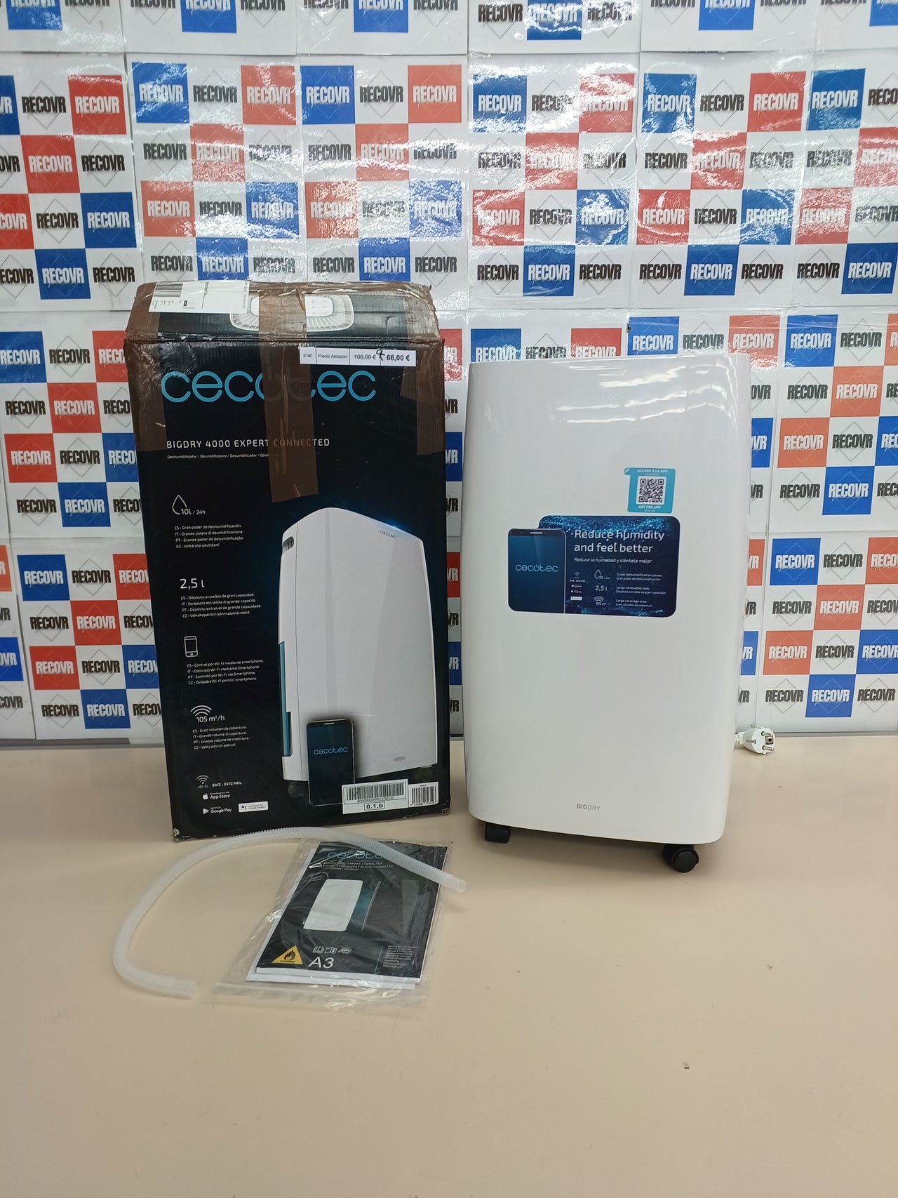 Deshumidificador Cecotec Big Dry 4000 Expert WiFi