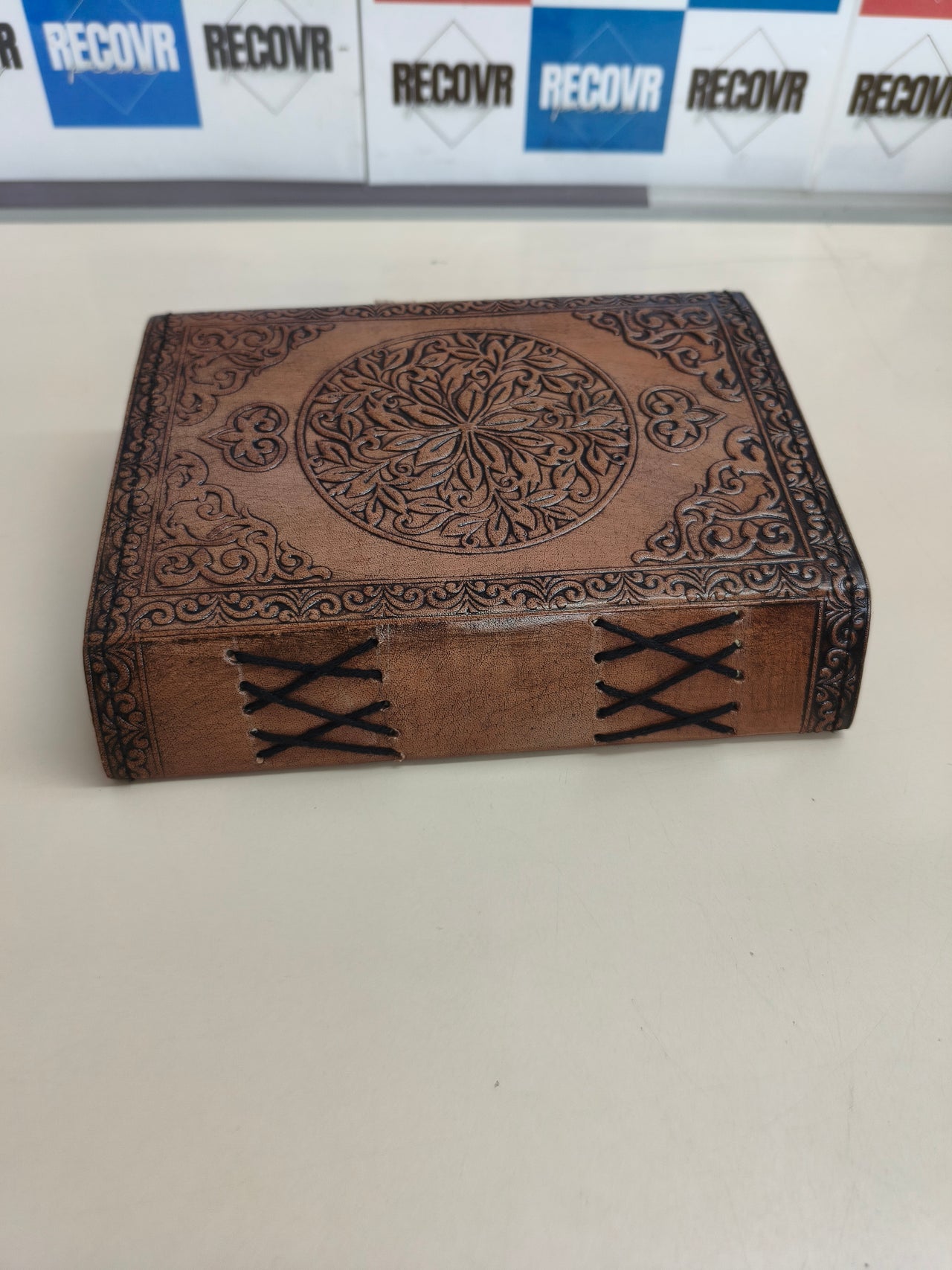 Cuaderno de hechizos vintage de cuero ALCRAFT