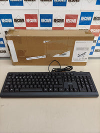 Teclado con cable Trust Taro, QWERTY español, negro